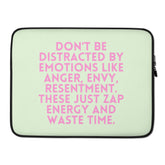 Don't Be Distracted By Emotions  Laptop Sleeve